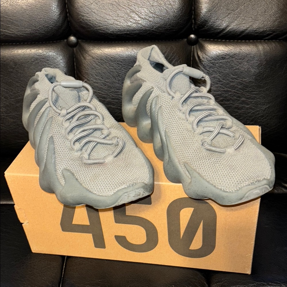 Adidas Yeezy 450 Gray Sneakers - Picture 4 of 10